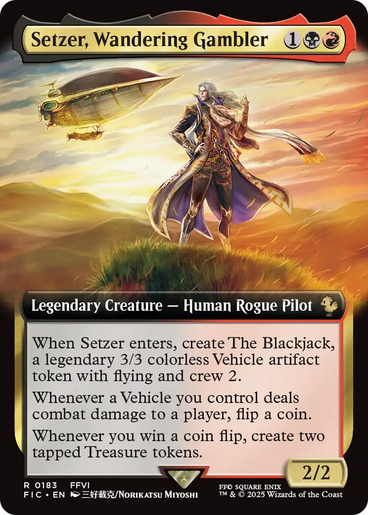 Setzer, Wandering Gambler (Extended Art) [FINAL FANTASY Commander] | Tacoma Games