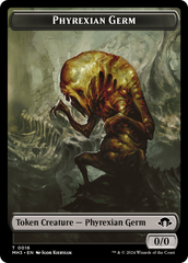 Phyrexian Germ // Zombie Army Double-Sided Token [Modern Horizons 3 Tokens] | Tacoma Games