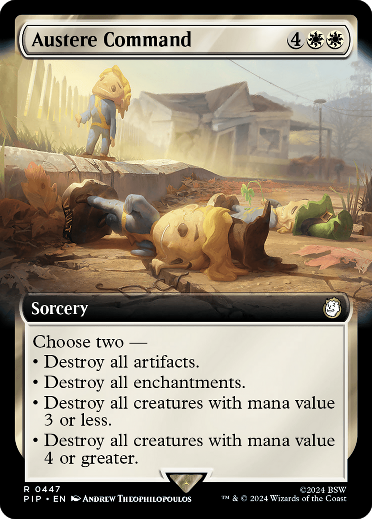 Austere Command (Extended Art) [Fallout] | Tacoma Games