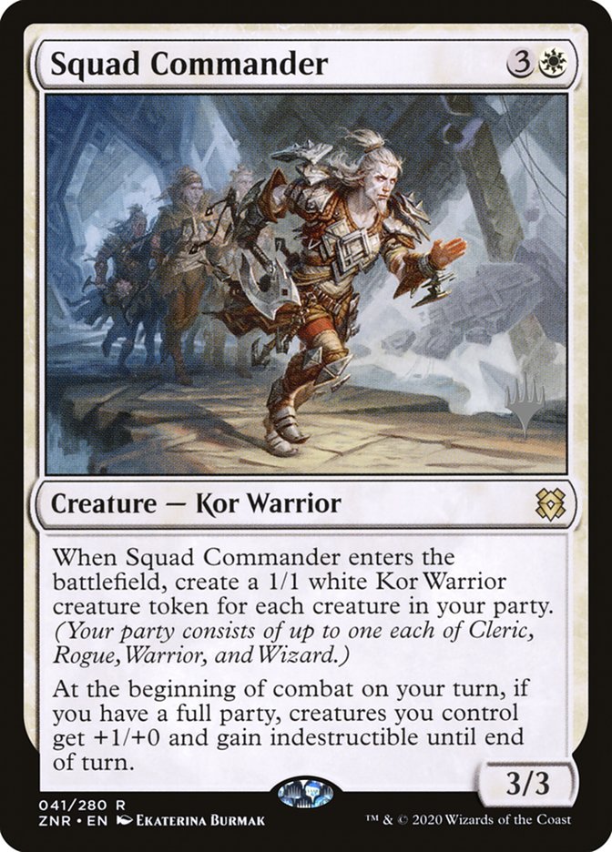 Squad Commander (Promo Pack) [Zendikar Rising Promos] | Tacoma Games