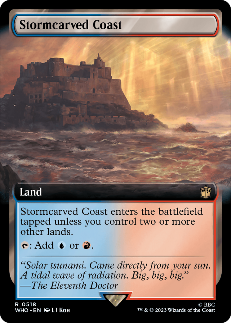 Stormcarved Coast (Extended Art) [Doctor Who] | Tacoma Games