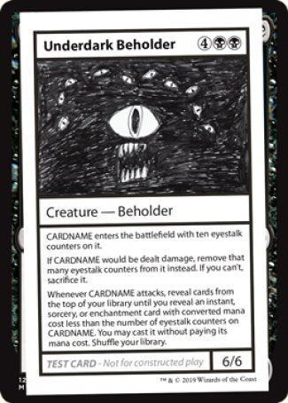 Underdark Beholder (2021 Edition) [Mystery Booster Playtest Cards] | Tacoma Games