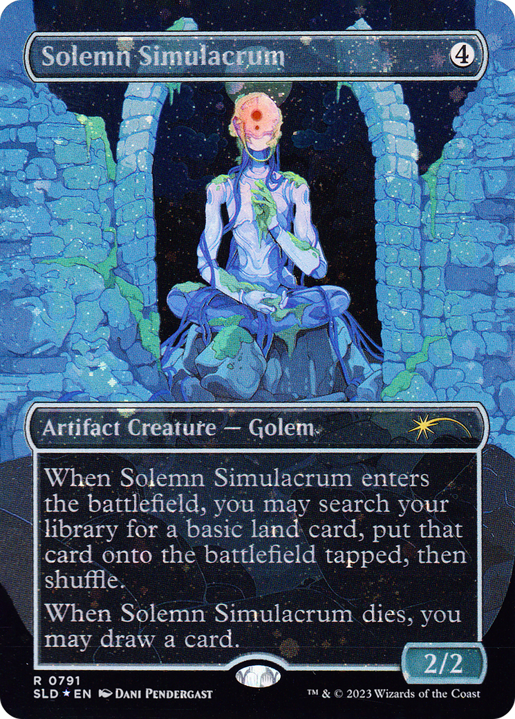 Solemn Simulacrum (1725) (Rainbow Foil) [Secret Lair Drop Series] | Tacoma Games