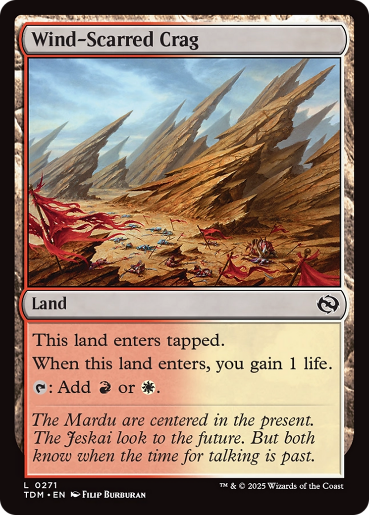Wind-Scarred Crag [Tarkir: Dragonstorm] | Tacoma Games