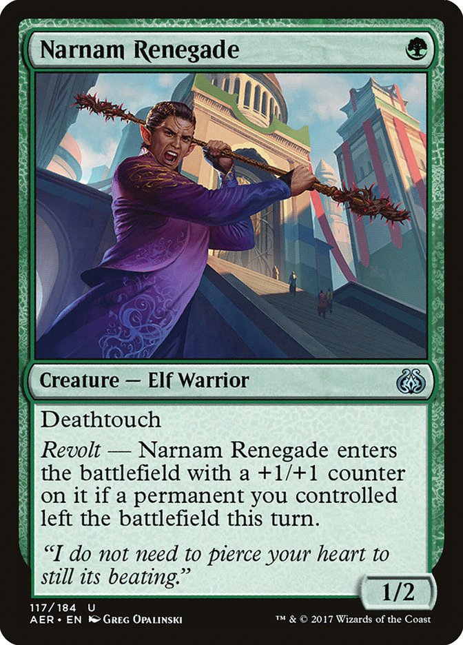 Narnam Renegade [Aether Revolt] | Tacoma Games