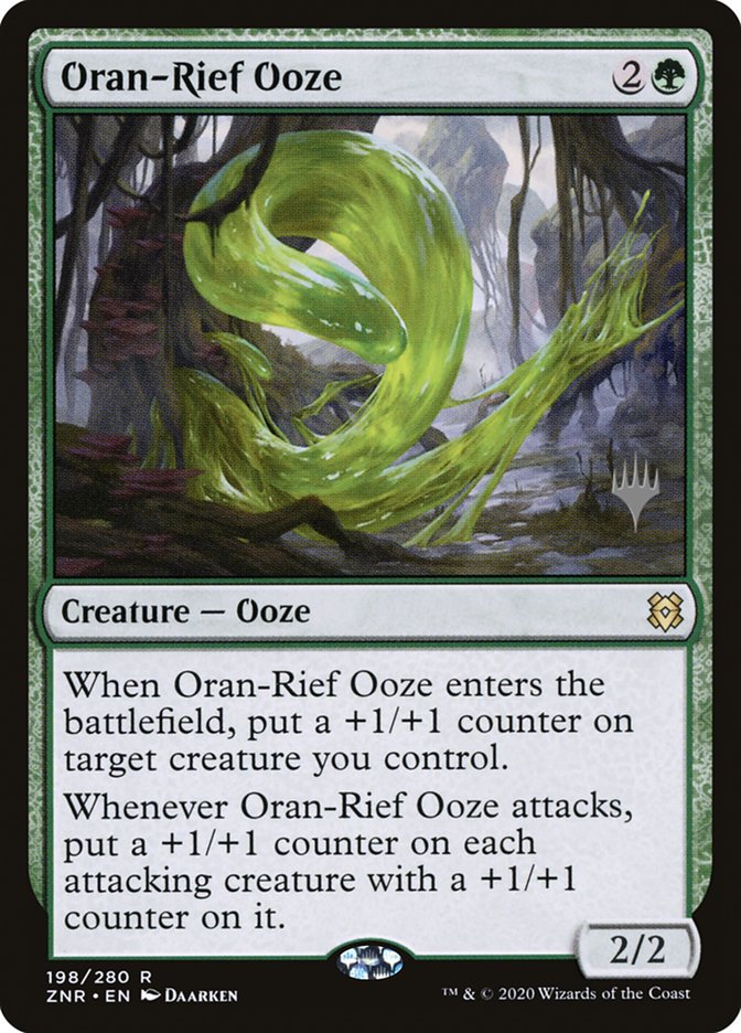 Oran-Rief Ooze (Promo Pack) [Zendikar Rising Promos] | Tacoma Games