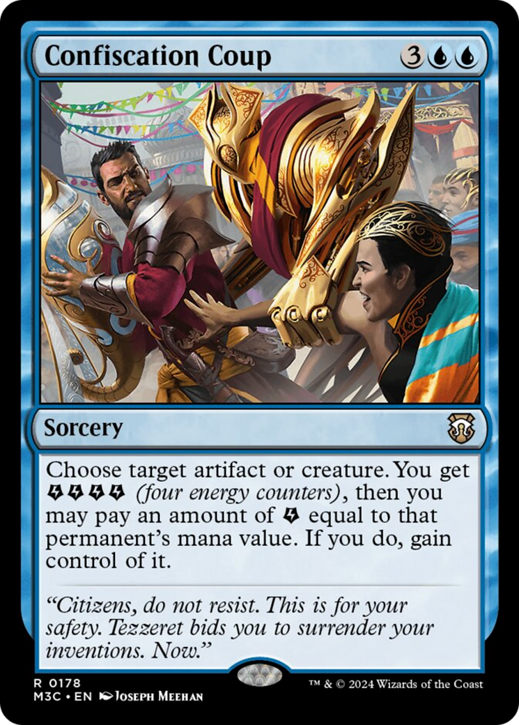 Confiscation Coup (Ripple Foil) [Modern Horizons 3 Commander] | Tacoma Games