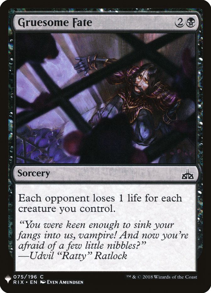 Gruesome Fate [Mystery Booster] | Tacoma Games
