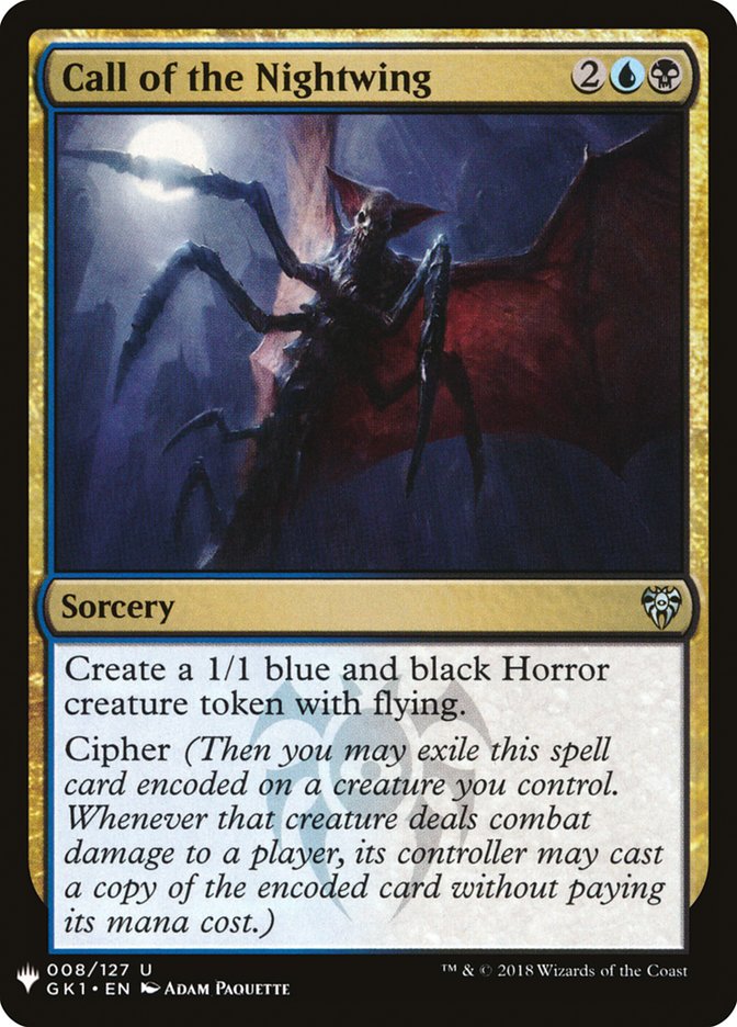 Call of the Nightwing [Mystery Booster] | Tacoma Games