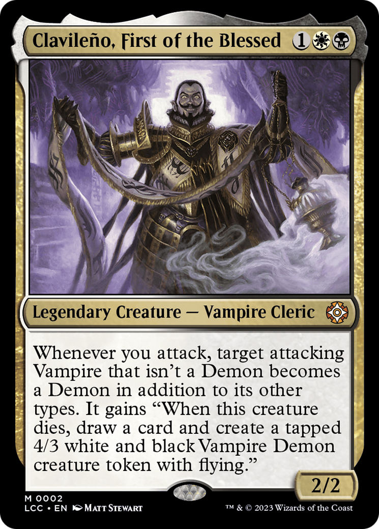 Clavileno, First of the Blessed [The Lost Caverns of Ixalan Commander] | Tacoma Games