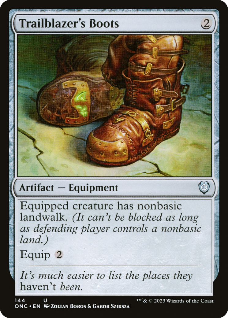 Trailblazer's Boots [Phyrexia: All Will Be One Commander] | Tacoma Games