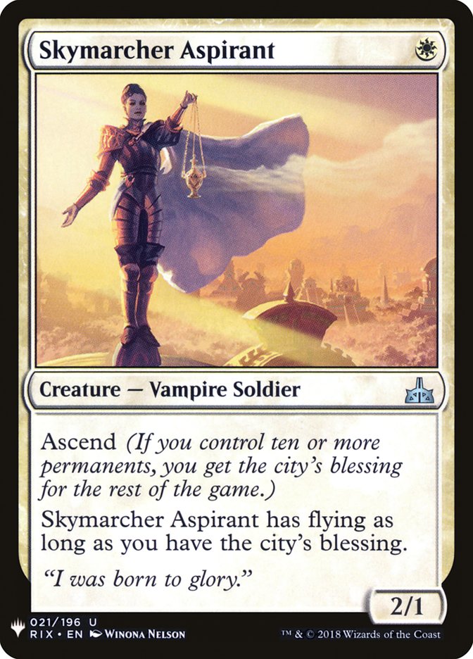 Skymarcher Aspirant [Mystery Booster] | Tacoma Games