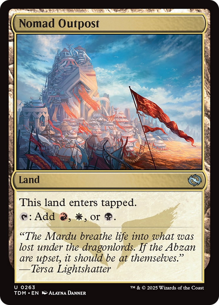 Nomad Outpost [Tarkir: Dragonstorm] | Tacoma Games