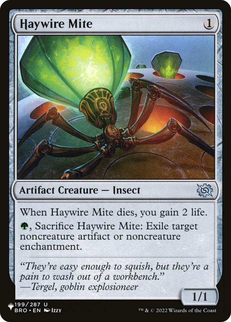 Haywire Mite [The List Reprints] | Tacoma Games