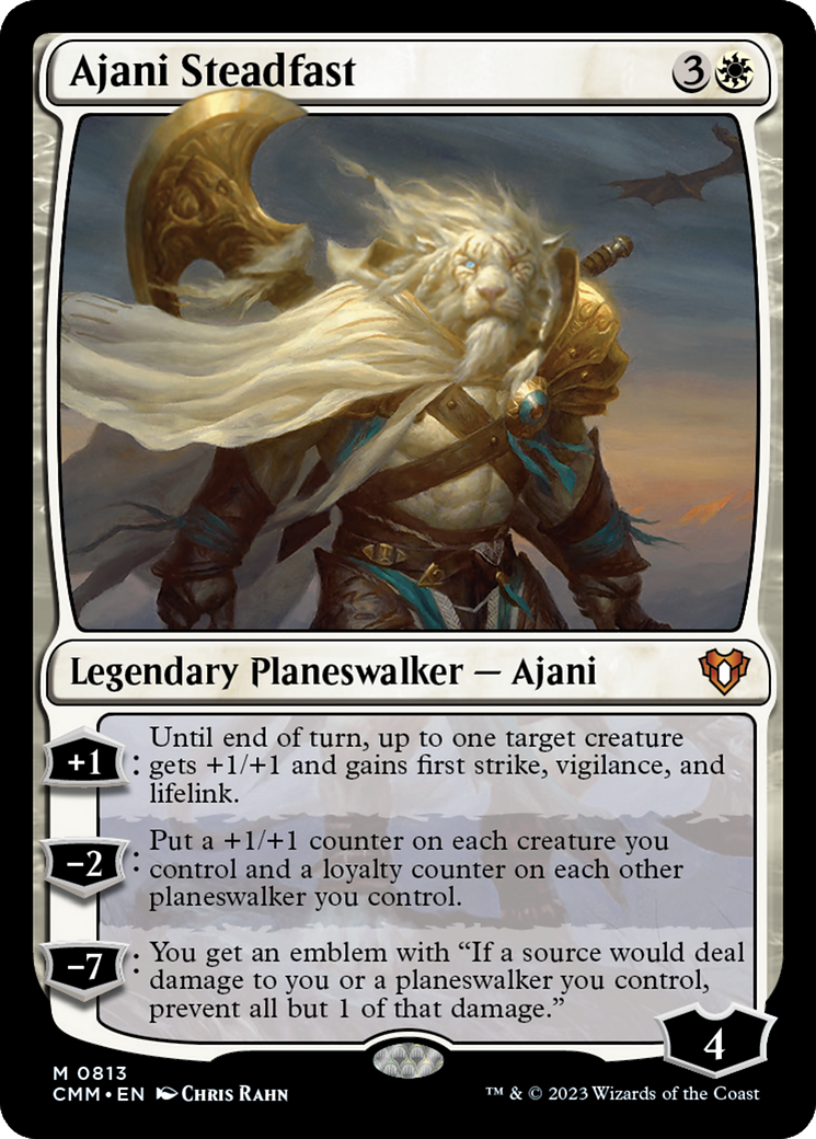 Ajani Steadfast [Commander Masters] | Tacoma Games