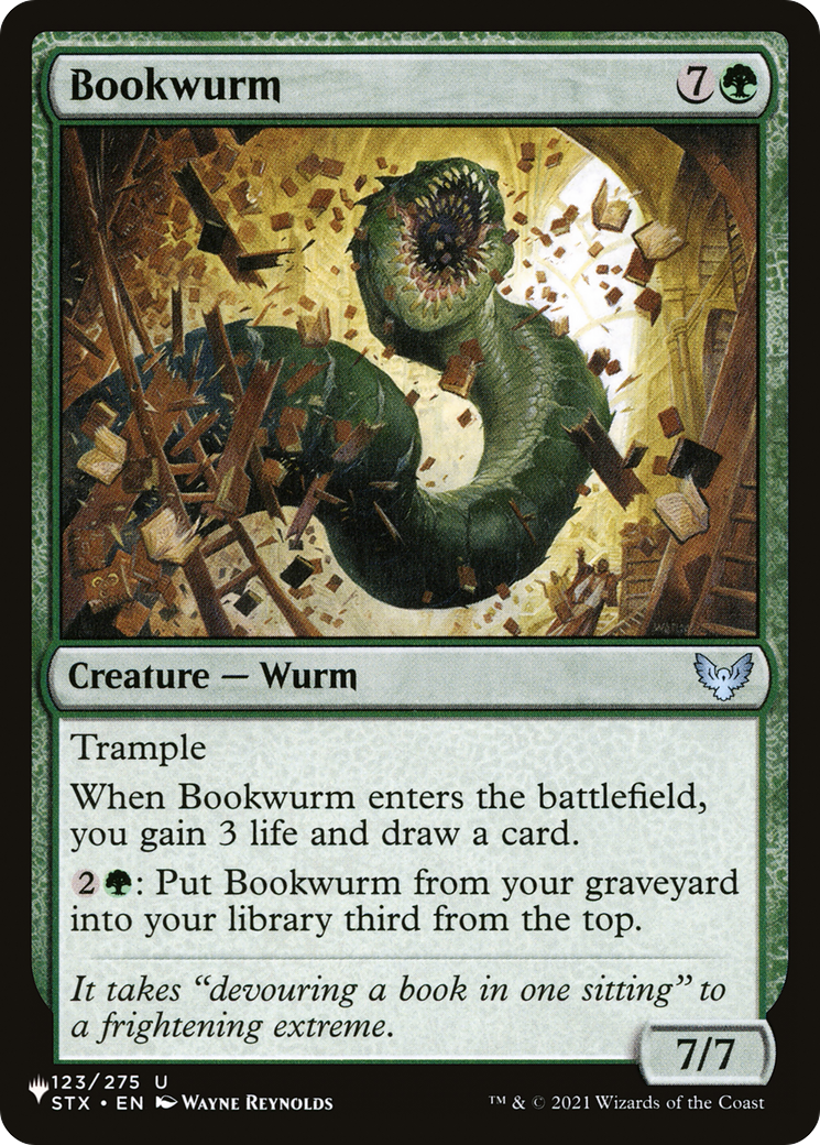 Bookwurm [The List Reprints] | Tacoma Games