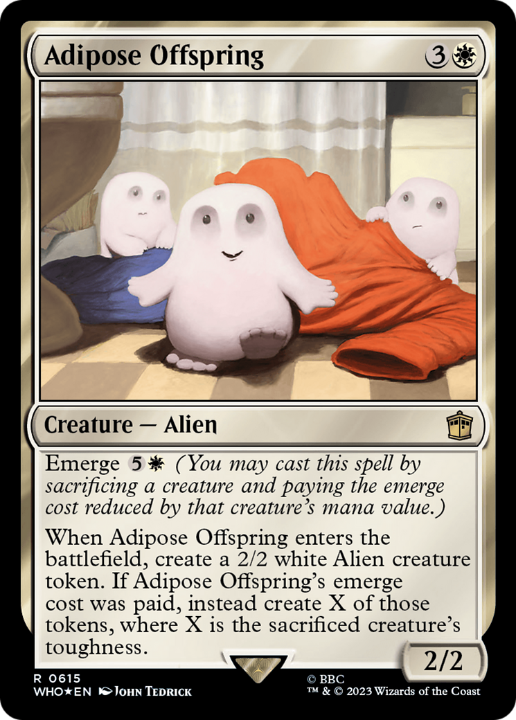 Adipose Offspring (Surge Foil) [Doctor Who] | Tacoma Games