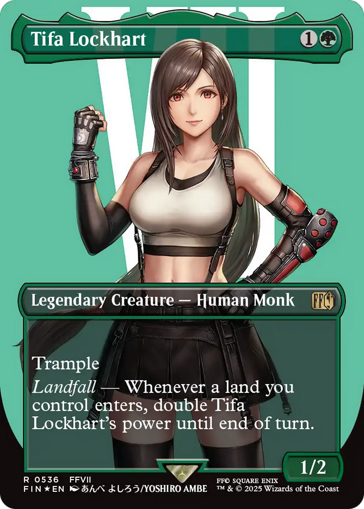 Tifa Lockhart (Borderless) (Surge Foil) [FINAL FANTASY] | Tacoma Games