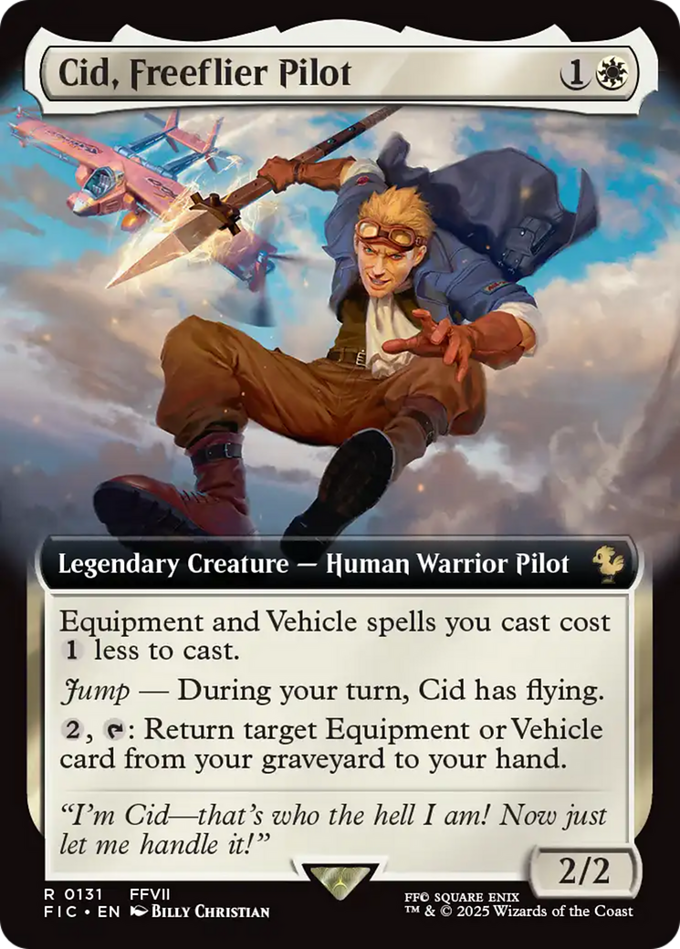 Cid, Freeflier Pilot (Extended Art) [FINAL FANTASY Commander] | Tacoma Games