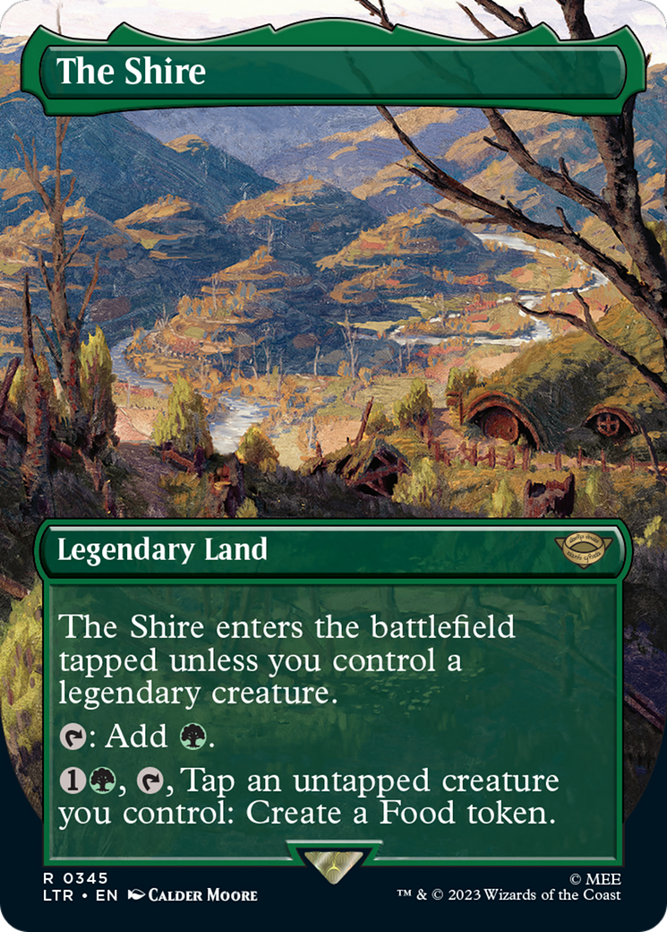 The Shire (Borderless Alternate Art) [The Lord of the Rings: Tales of Middle-Earth] | Tacoma Games