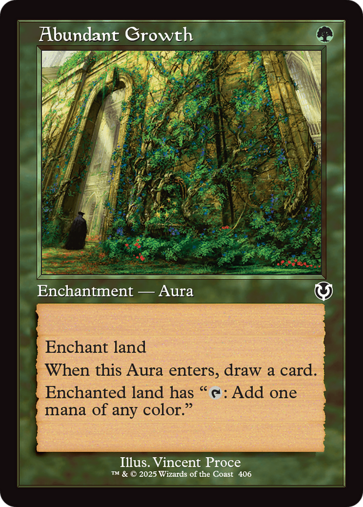 Abundant Growth (Retro Frame) [Innistrad Remastered] | Tacoma Games