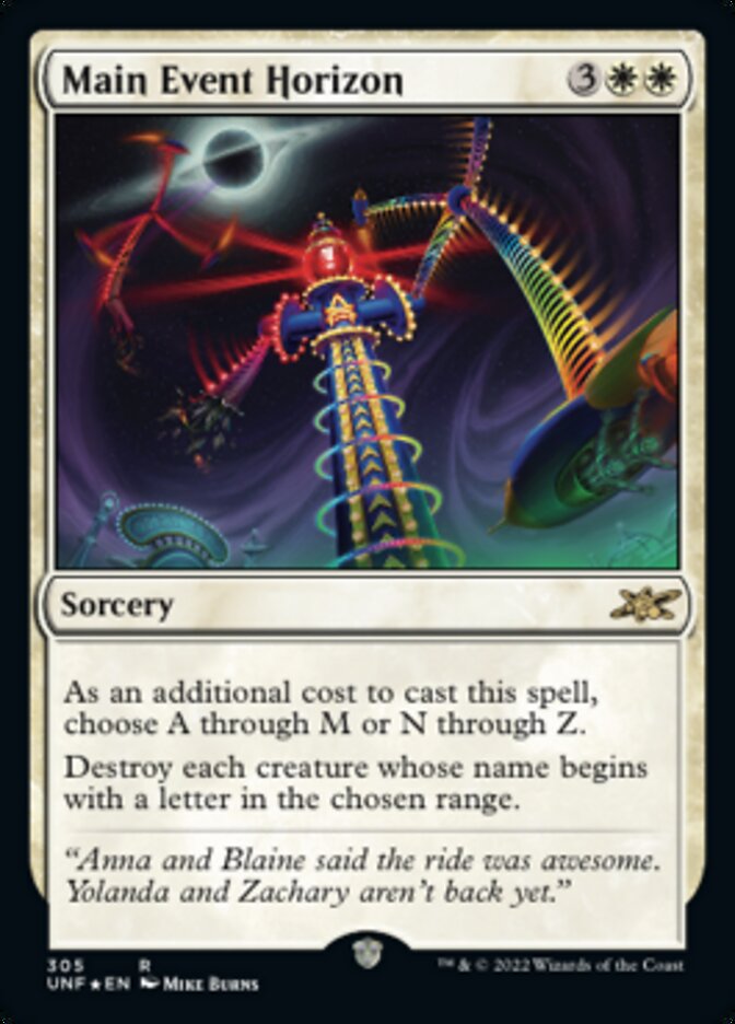Main Event Horizon (Galaxy Foil) [Unfinity] | Tacoma Games