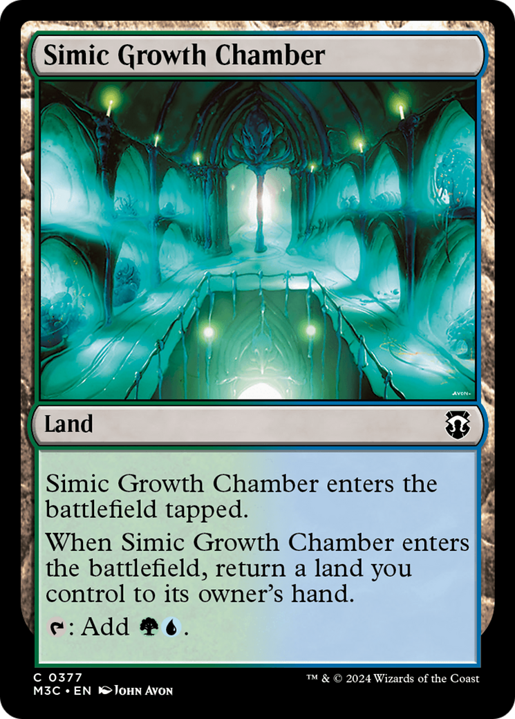 Simic Growth Chamber (Ripple Foil) [Modern Horizons 3 Commander] | Tacoma Games