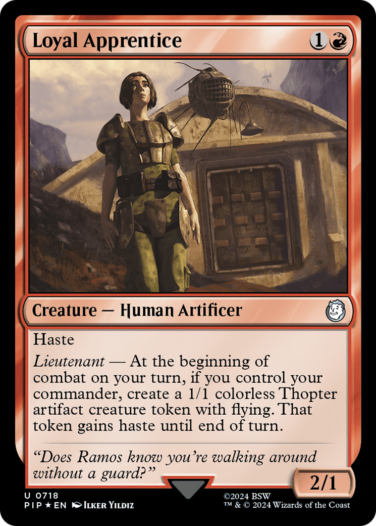 Loyal Apprentice (Surge Foil) [Fallout] | Tacoma Games