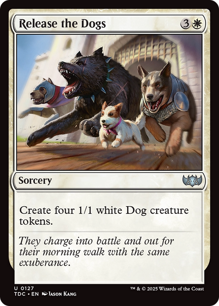 Release the Dogs [Tarkir: Dragonstorm Commander] | Tacoma Games