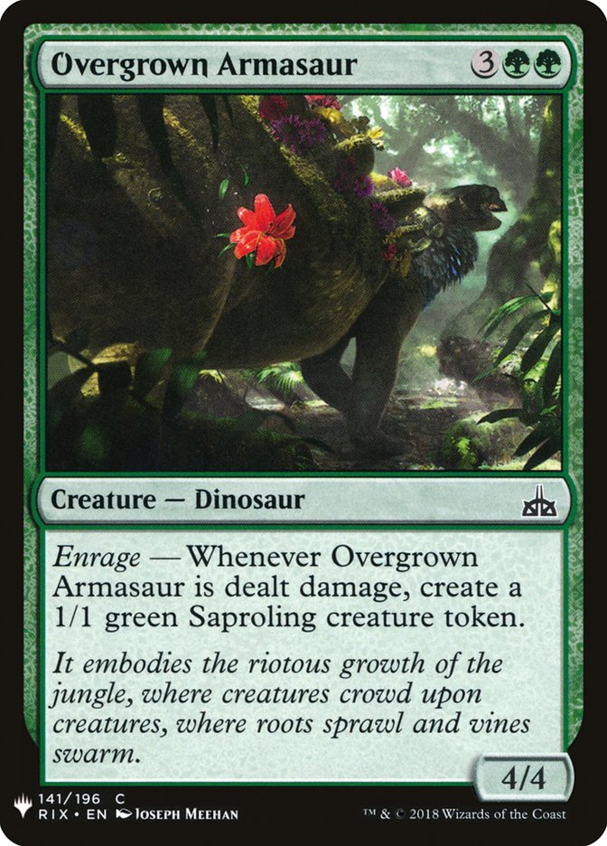 Overgrown Armasaur [Mystery Booster] | Tacoma Games
