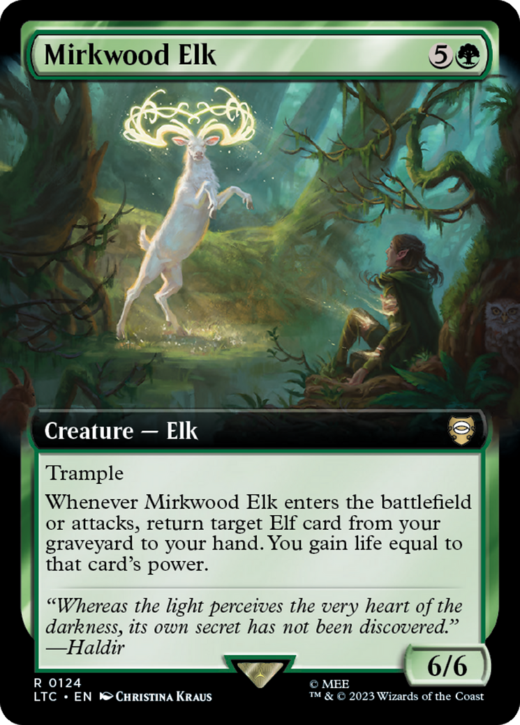 Mirkwood Elk (Extended Art) [The Lord of the Rings: Tales of Middle-Earth Commander] | Tacoma Games