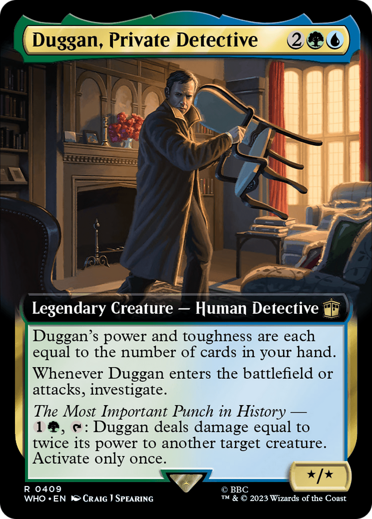 Duggan, Private Detective (Extended Art) [Doctor Who] | Tacoma Games