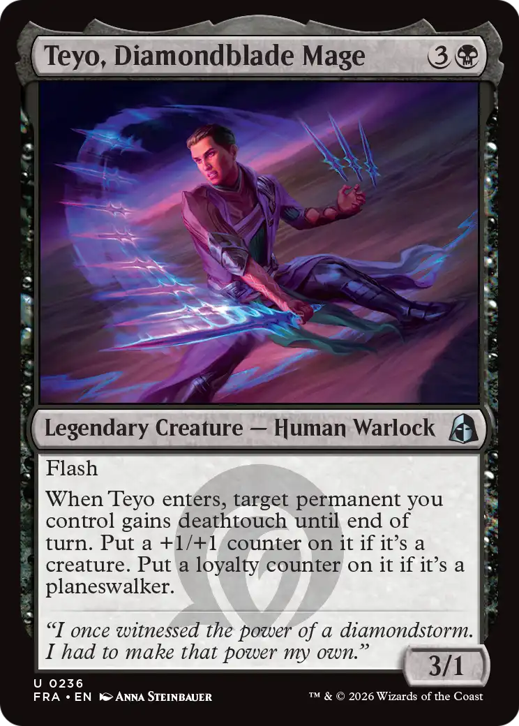Teyo, Diamondblade Mage [Reality Fracture] | Tacoma Games