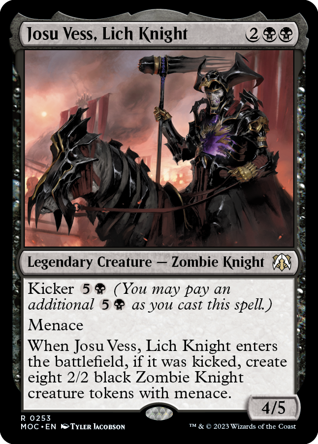 Josu Vess, Lich Knight [March of the Machine Commander] | Tacoma Games