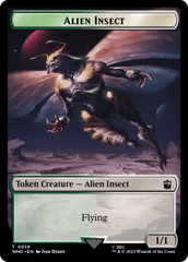 Alien Angel // Alien Insect Double-Sided Token [Doctor Who Tokens] | Tacoma Games