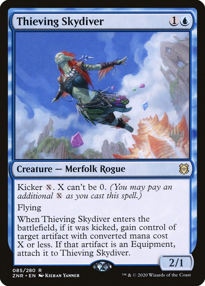Thieving Skydiver (Promo Pack) [Zendikar Rising Promos] | Tacoma Games