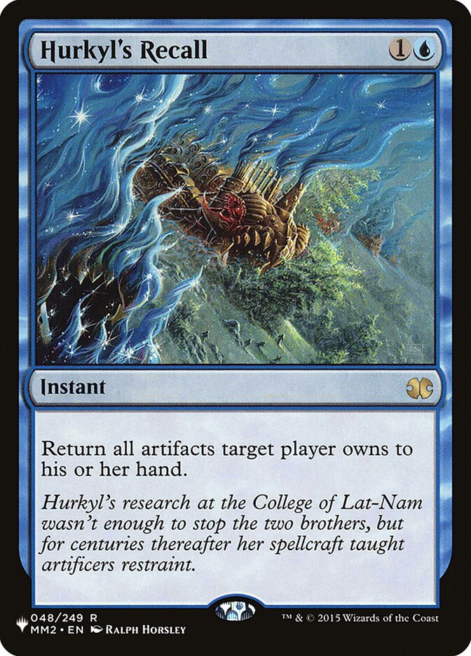 Hurkyl's Recall [The List] | Tacoma Games