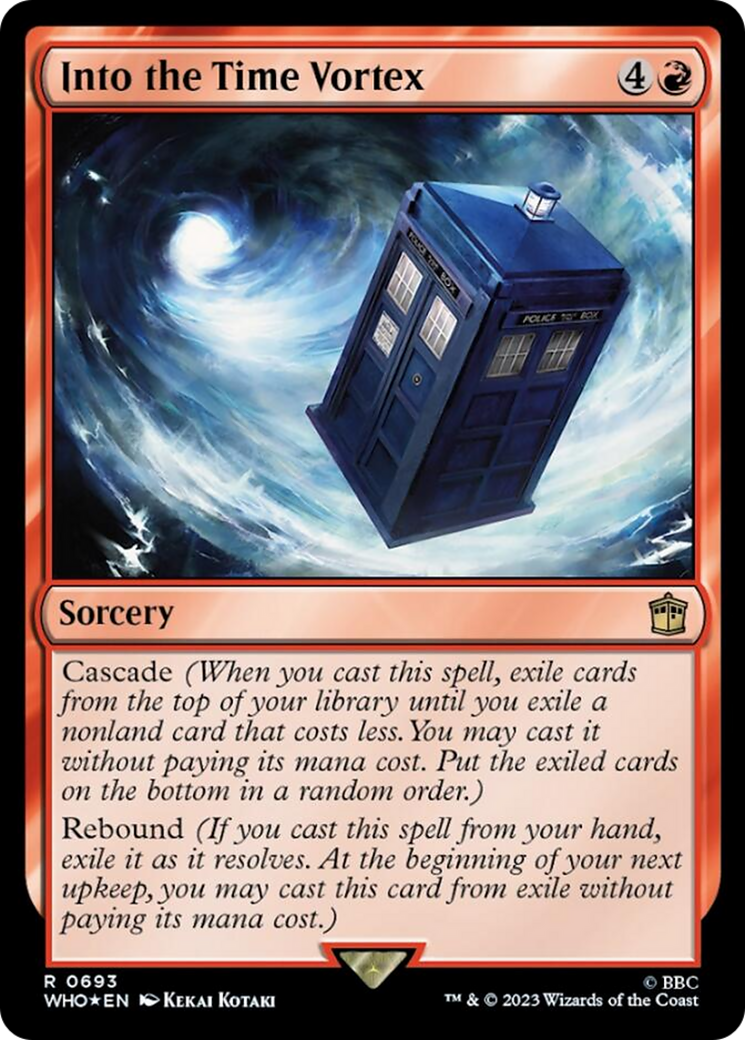 Into the Time Vortex (Surge Foil) [Doctor Who] | Tacoma Games