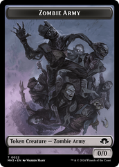 Eldrazi Spawn // Zombie Army Double-Sided Token [Modern Horizons 3 Tokens] | Tacoma Games