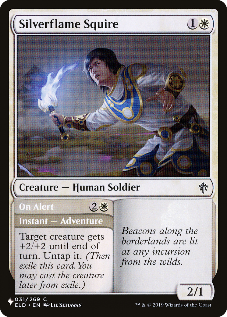 Silverflame Squire [The List Reprints] | Tacoma Games