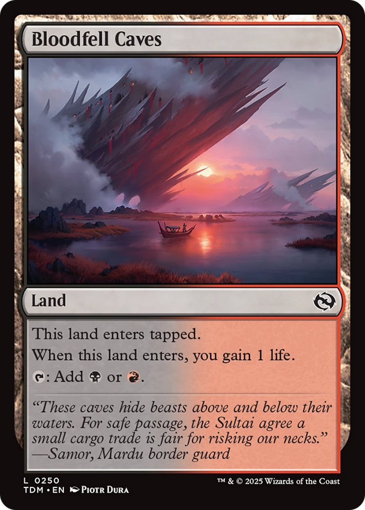 Bloodfell Caves [Tarkir: Dragonstorm] | Tacoma Games
