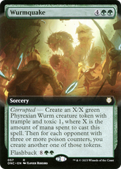 Wurmquake (Extended Art) [Phyrexia: All Will Be One Commander] | Tacoma Games