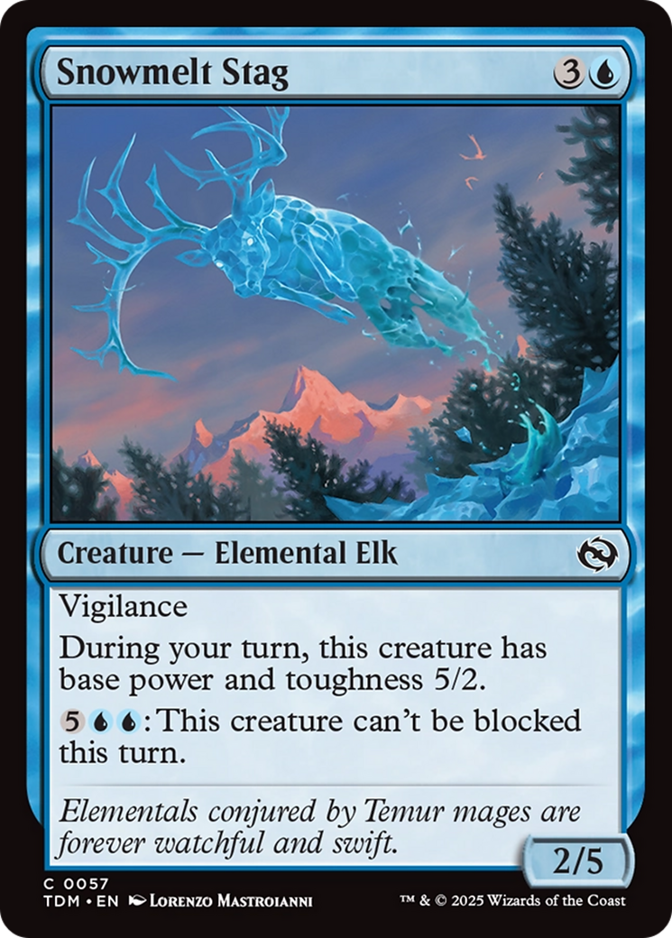 Snowmelt Stag [Tarkir: Dragonstorm] | Tacoma Games
