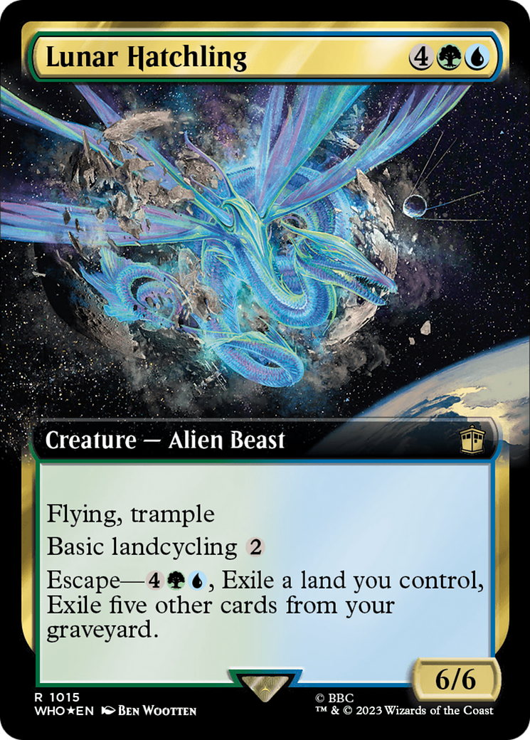 Lunar Hatchling (Extended Art) (Surge Foil) [Doctor Who] | Tacoma Games