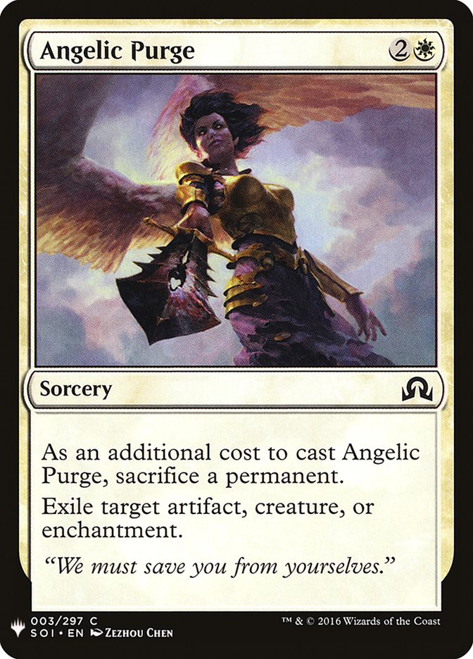 Angelic Purge [Mystery Booster] | Tacoma Games