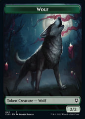 Wolf // Insect Double-Sided Token [Commander Legends: Battle for Baldur's Gate Tokens] | Tacoma Games