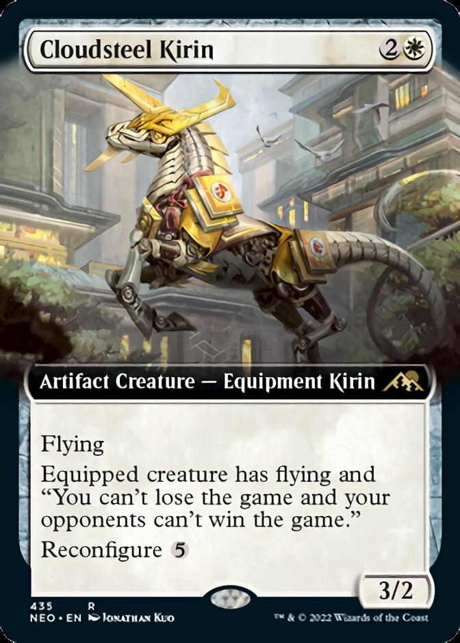 Cloudsteel Kirin (Extended Art) [Kamigawa: Neon Dynasty] | Tacoma Games