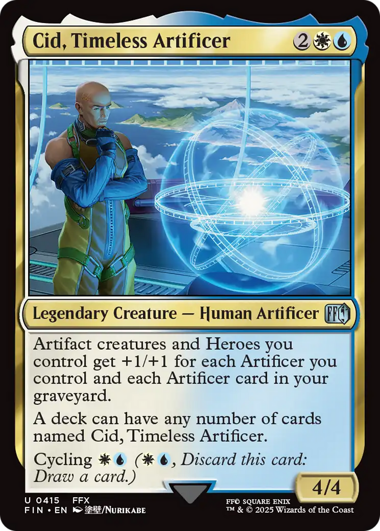 Cid, Timeless Artificer (0415) [FINAL FANTASY] | Tacoma Games