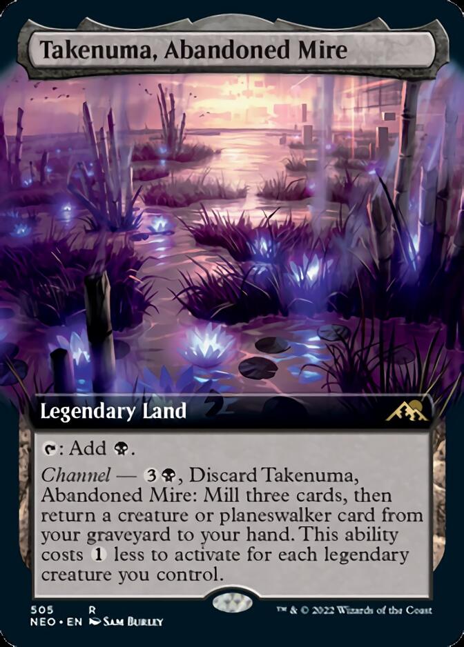 Takenuma, Abandoned Mire (Extended Art) [Kamigawa: Neon Dynasty] | Tacoma Games