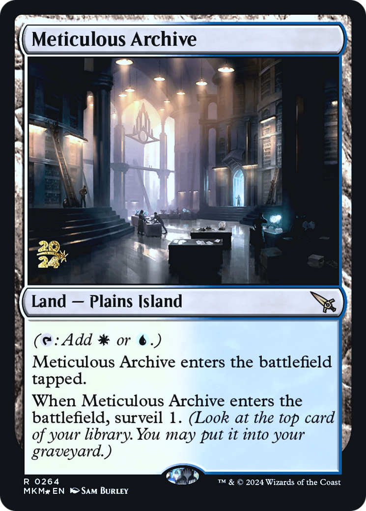 Meticulous Archive [Murders at Karlov Manor Prerelease Promos] | Tacoma Games